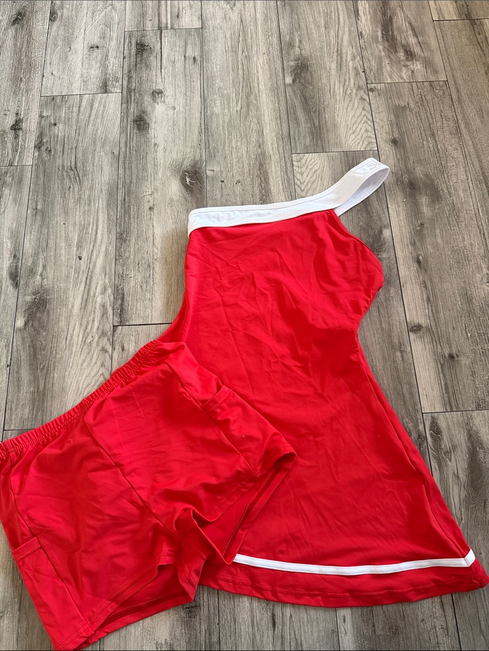 Red Tennis Dress - Picture 1 of 2